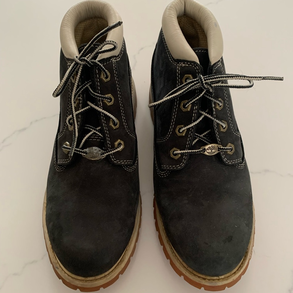 Timberland Dark Gray Lace-Up Boots